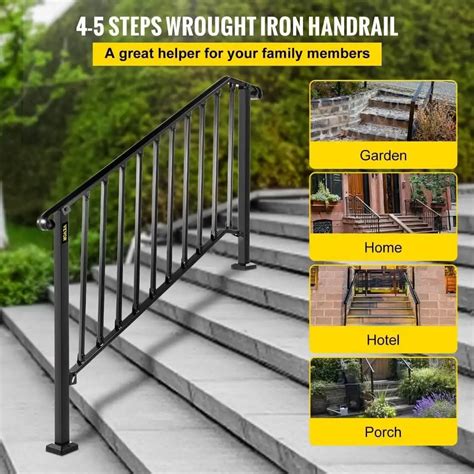 vevor handrail installation|vevor handrails stair railing instructions.